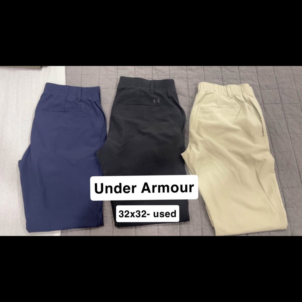 Under Armour Pants Set - Navy, Black, and Beige